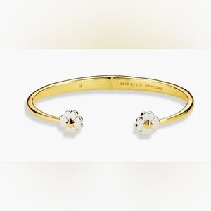 KATE SPADE SATURDAYS pades & Studs Hinged Cuff Bracelet In Gold/silver